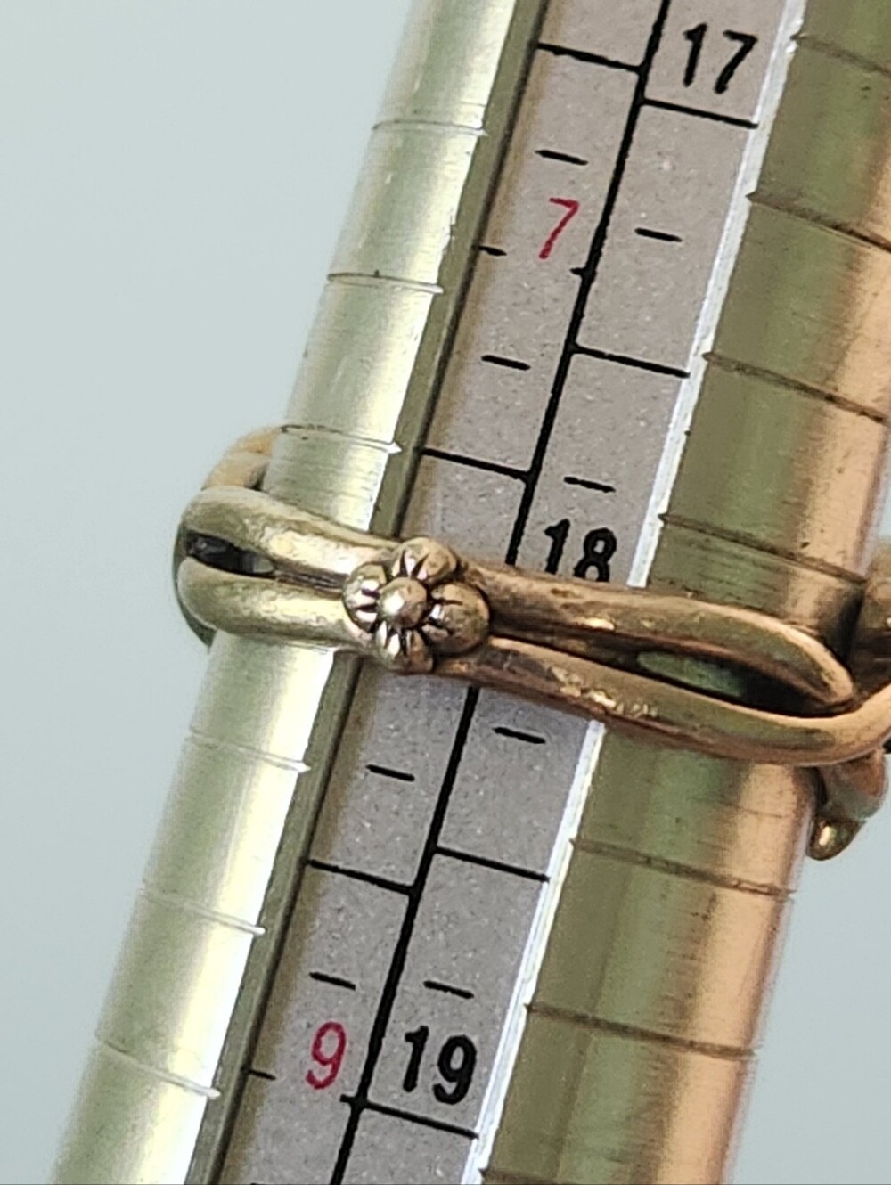 BARBARA BIXBY 18K STERLING VINE & WHITE TOPAZ RING SIZE 8 - Picture 11 of 11